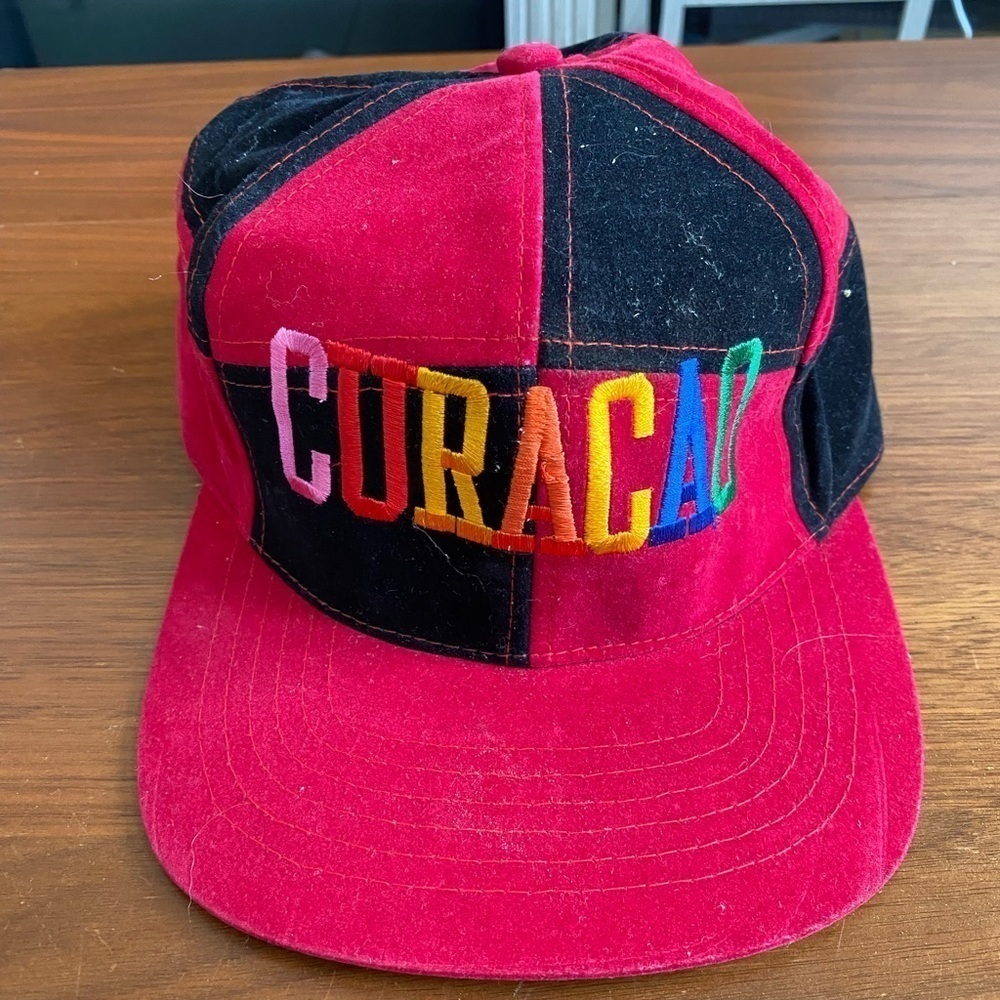 Vintage Curacao Travel Destination Hat View 2